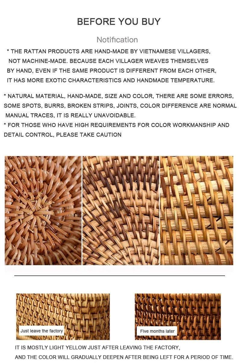 Ella Rattan Vase
