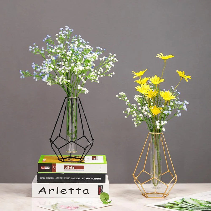 LumeGrid™ - Geometric Flower Vase