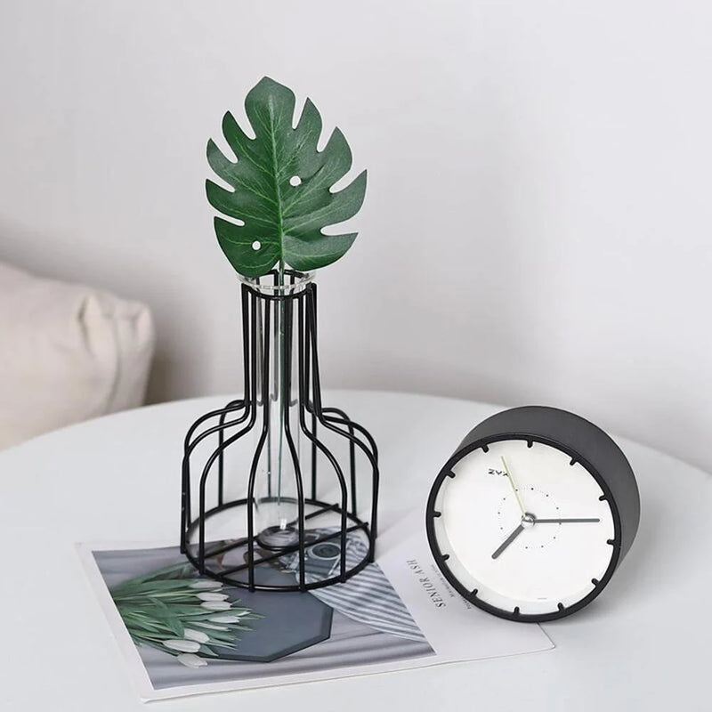 Vase with Test Tube and Iron Stand