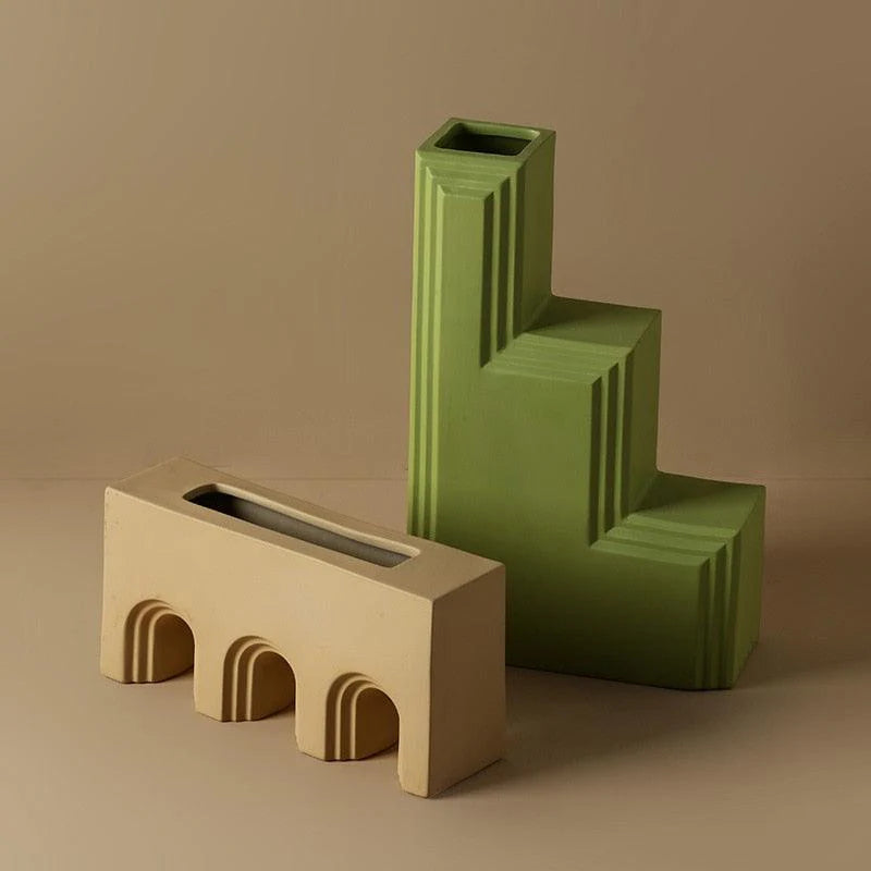 Dune Ceramic Accent Vase