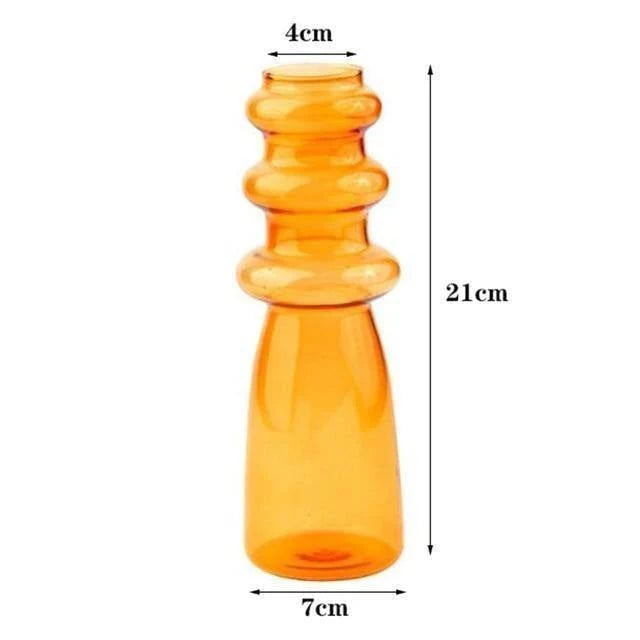 Elegant Glass Bubble Vases