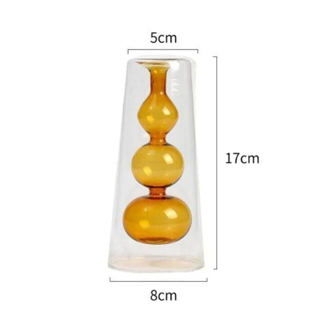 Elegant Glass Bubble Vases