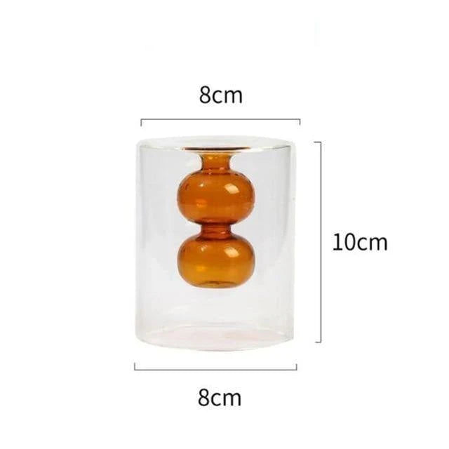Elegant Glass Bubble Vases