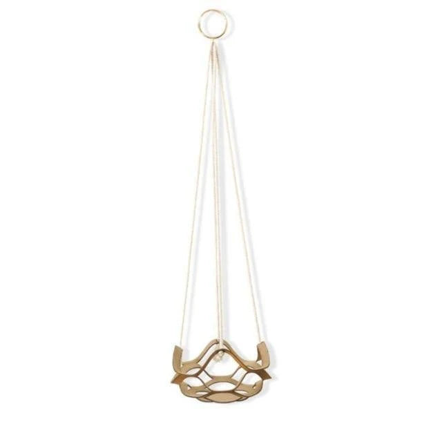Plant Hanger made with Vegan Leather and Rope