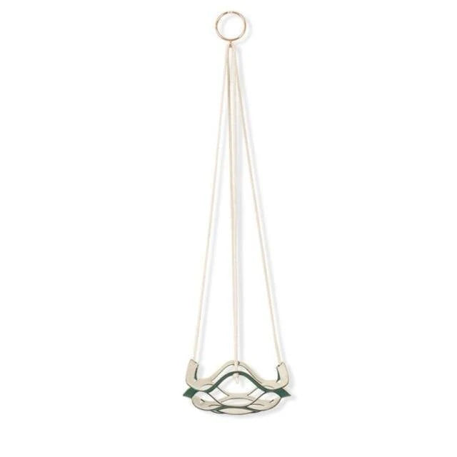 Plant Hanger made with Vegan Leather and Rope