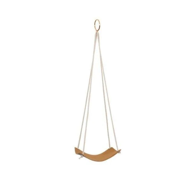 Plant Hanger made with Vegan Leather and Rope