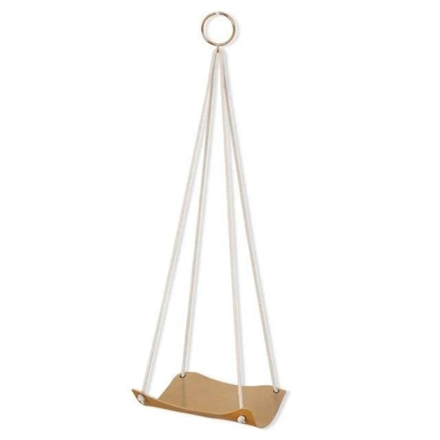 Plant Hanger made with Vegan Leather and Rope