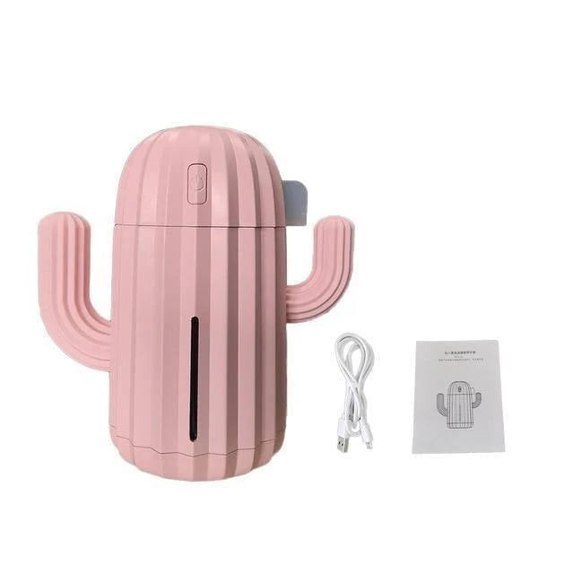 Compact Cactus LED USB Humidifier
