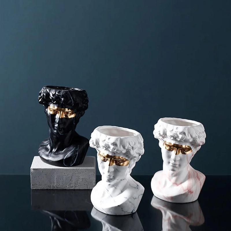 Majestic David - Ceramic Planter Sculpture