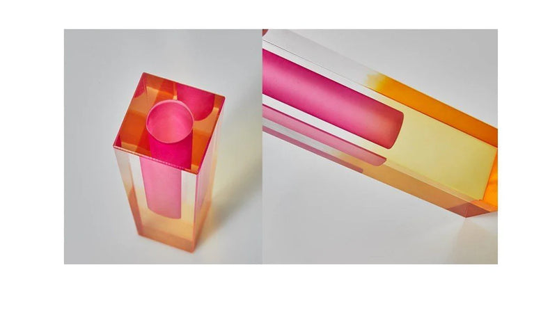 Radiant Prism Acrylic Vase