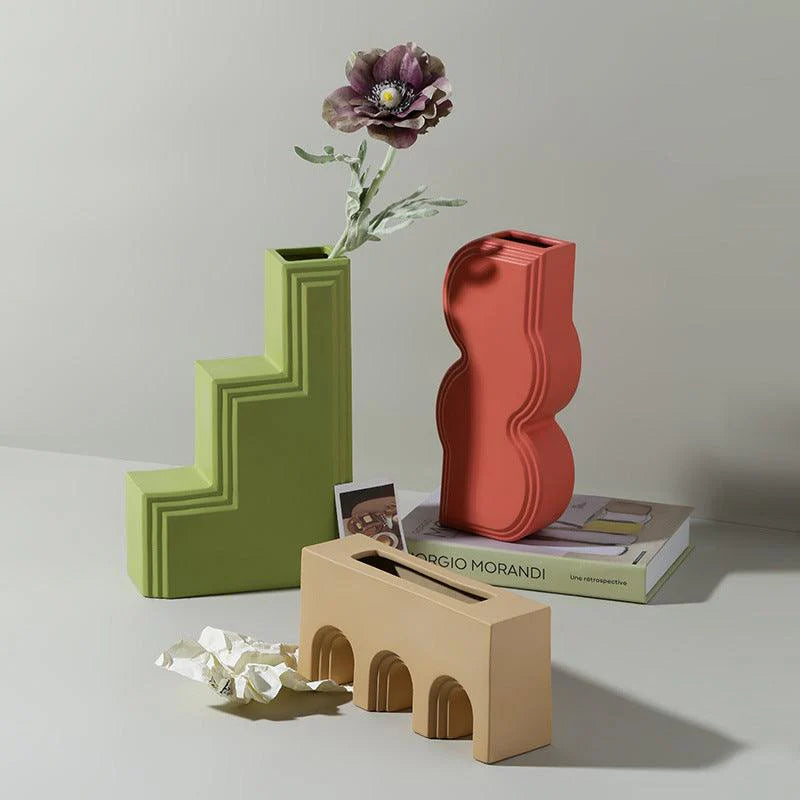 Dune Ceramic Accent Vase