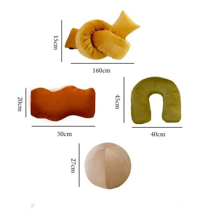 Soft Retro Shapes Cushion Regular price