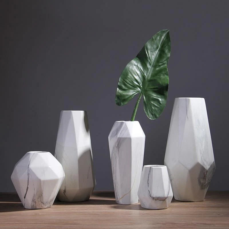 MarbleMosaic™ Modern Vase