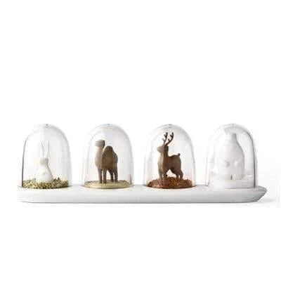 Quartet of Seasonal Spice Dispensers