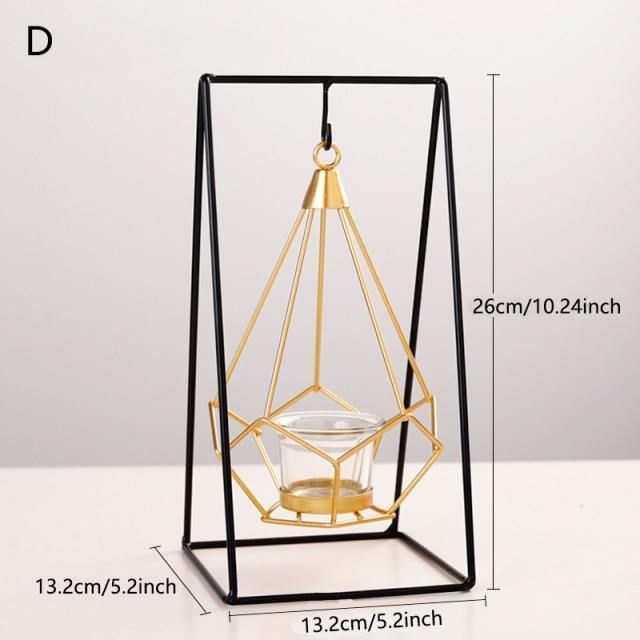 Aetheria Lantern - Iron Candle Holder