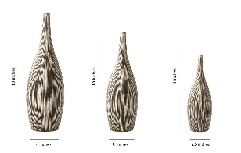 Angular Slim Floral Vase