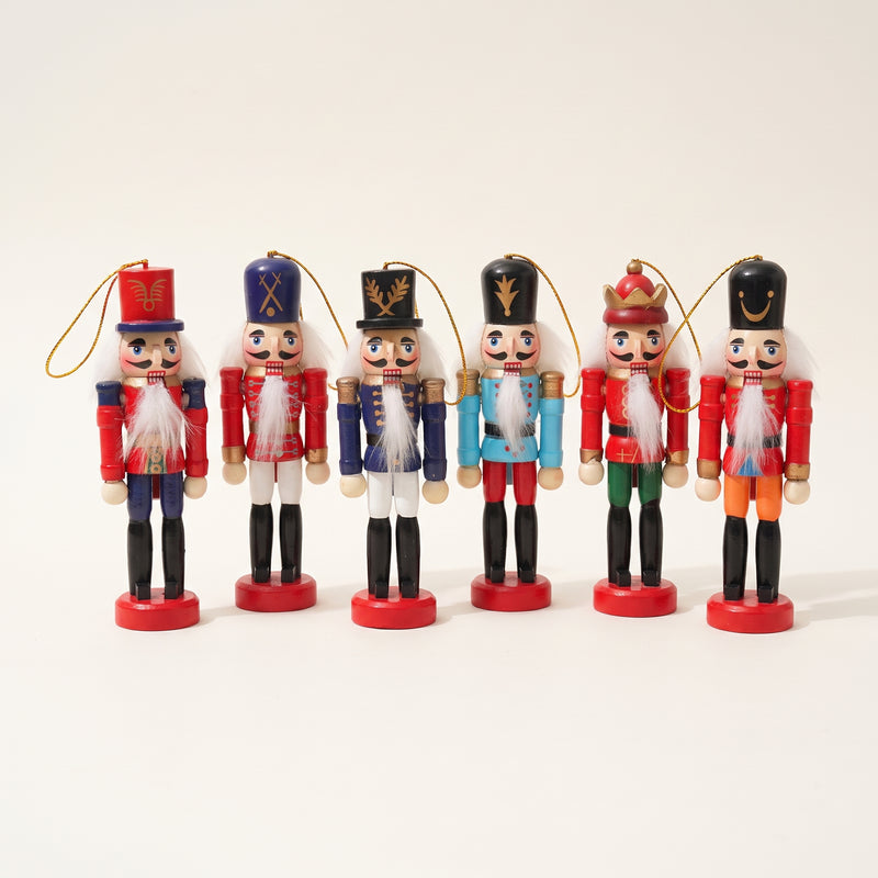 Six-Piece Nutcracker Ornament Set