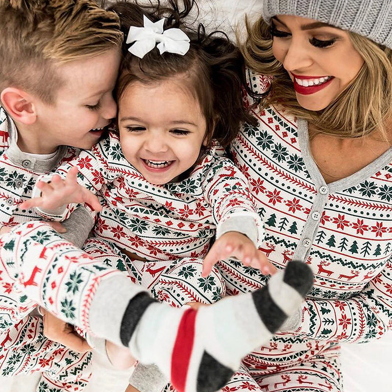 Nordic Knit Family Christmas Pajamas