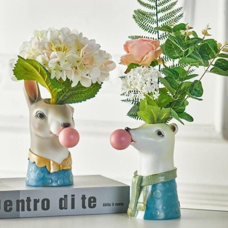Wild Bubblegum Creature Vase