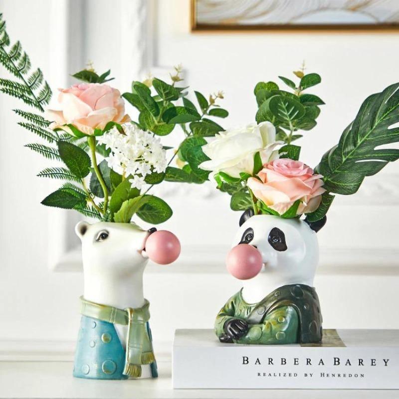 Wild Bubblegum Creature Vase