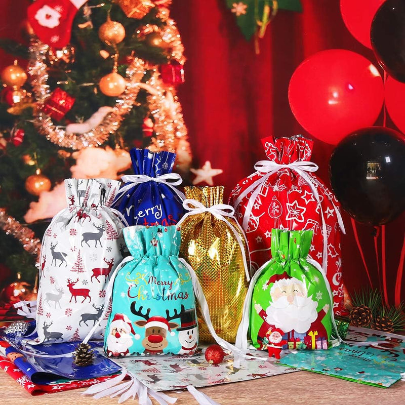 SantaSacks™ - Magical Drawstring Gift Bags