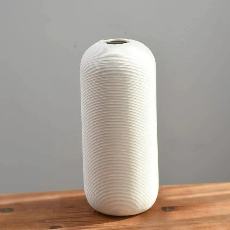 White Vase Elegance