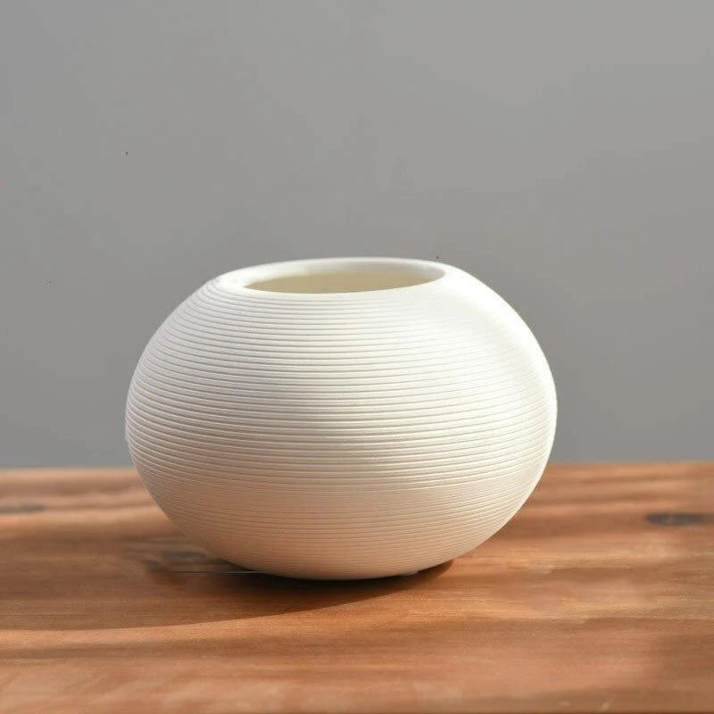 White Vase Elegance
