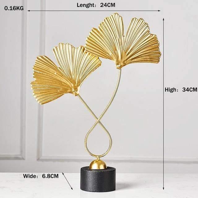 Leaf Decor Sculpture Figurines
