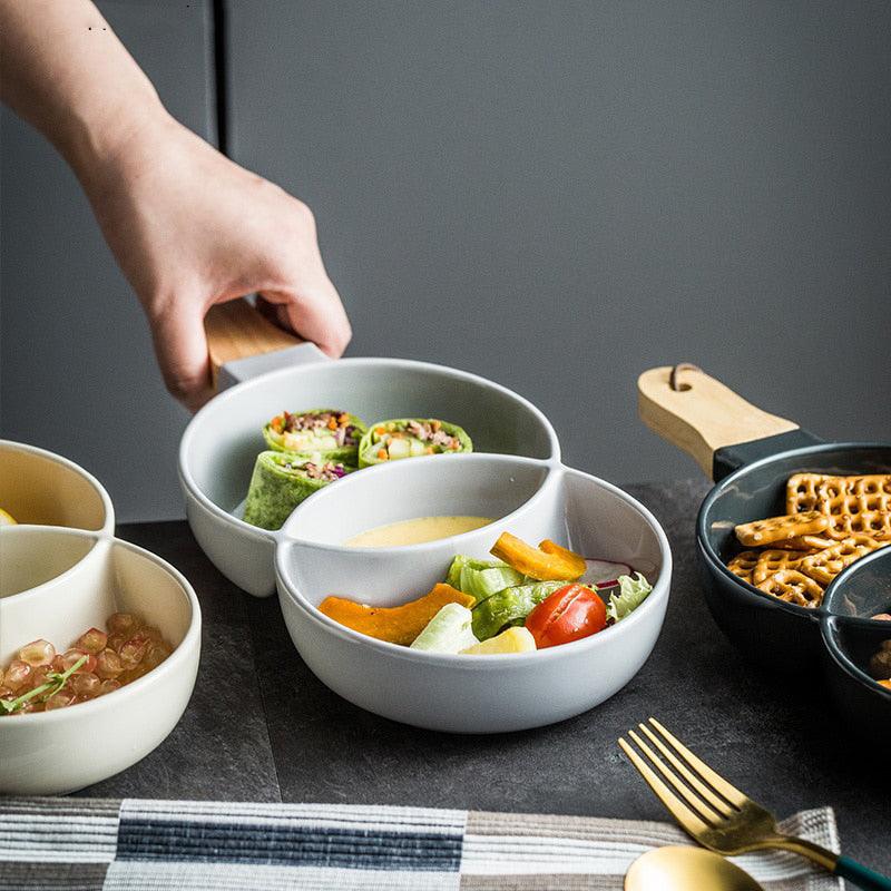 Venn Ceramic Snack Plate