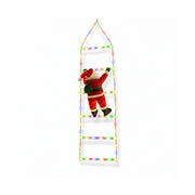 Santa Climbing Ladder Light, 1.5 m Multicolor, on a white background