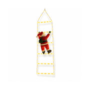 Santa Climbing Ladder Light, 1.5 m Warm White, on a white background