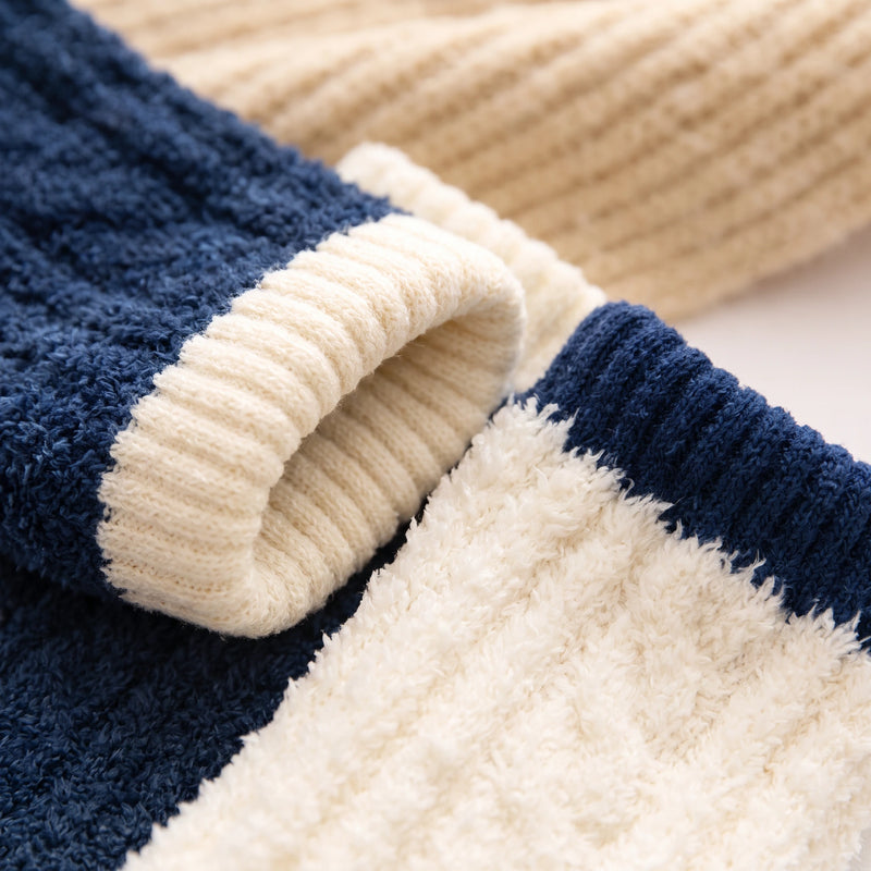 5 Pairs of Thickened Coral Fleece Socks for Women