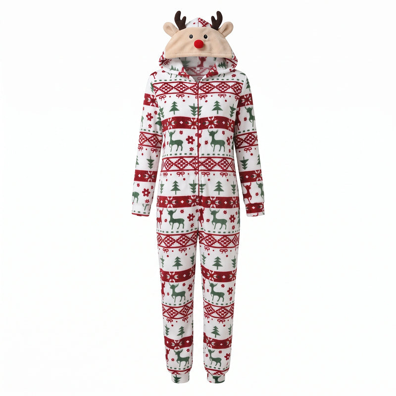 Reindeer Hooded Christmas Onesie