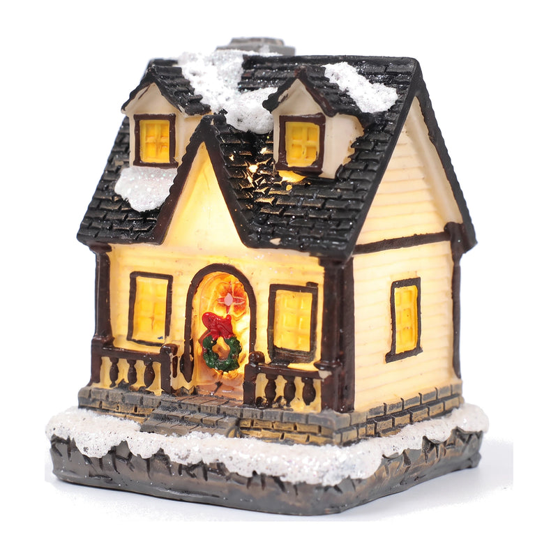 Mini Light-Up Village House Ornament