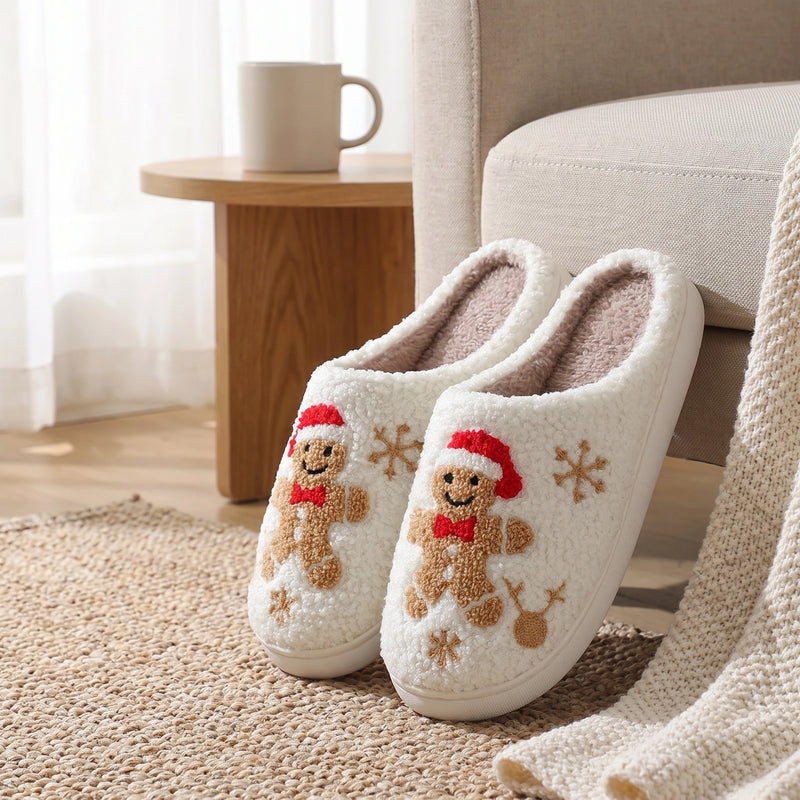 HearthSnug™ Christmas House Slippers