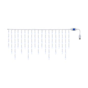 USB icicle curtain light, white, on a white background